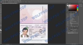 Bahrain passport PSD
